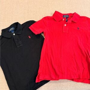 Polo by Ralph Lauren Kids Red and Black Shirts